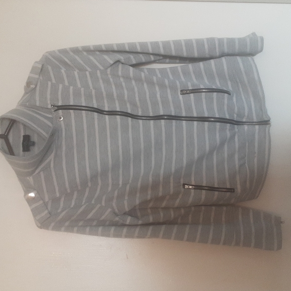 Market & Spruce Sweaters - Stitchfix Market & Spruce Moto Zippered Cardigan Sz S